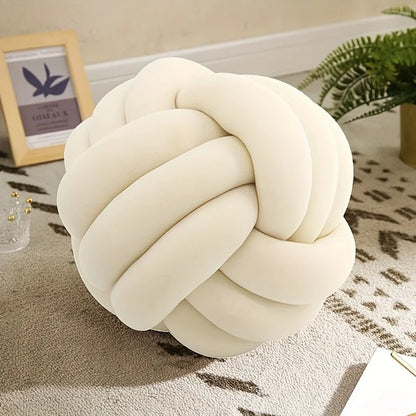 1pc Art Deco Striped Knot Pillow