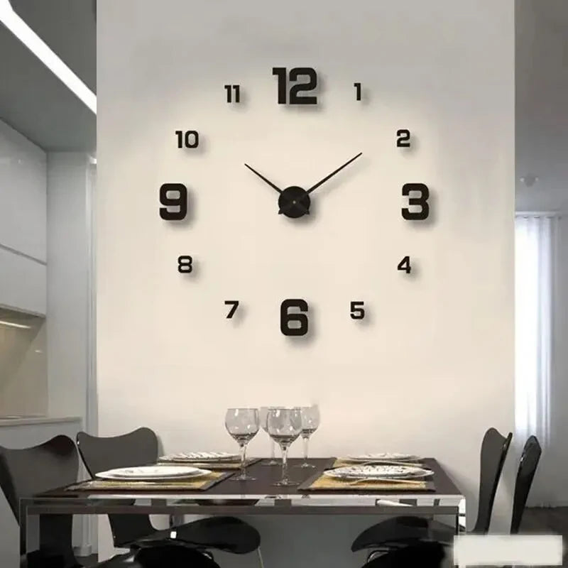 DIY Wall Clock Decal Home Decoration