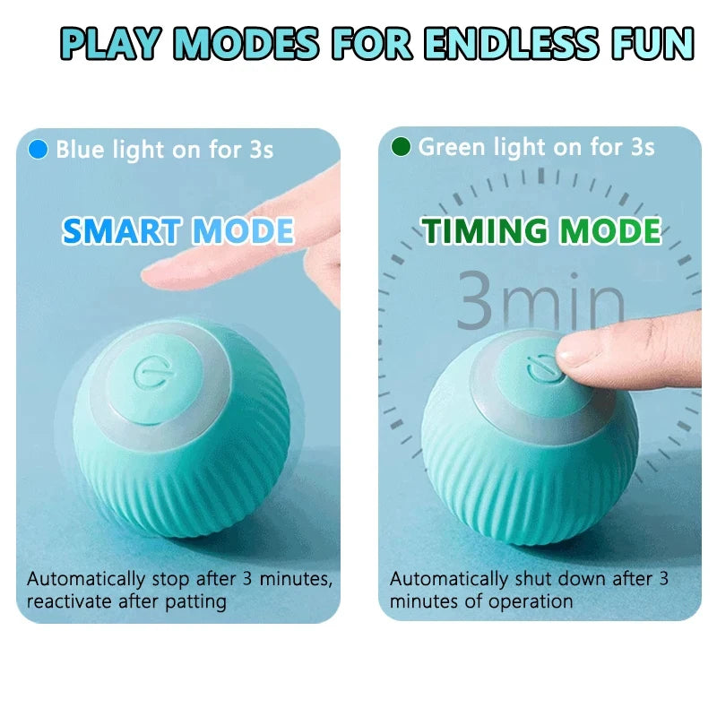 Interactive Cat Toy Indoor Automatic Rolling Ball