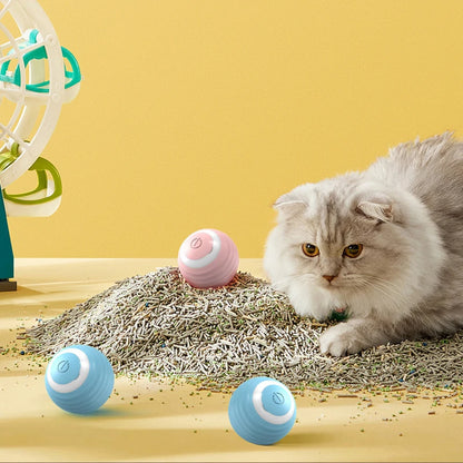 Interactive Cat Toy Indoor Automatic Rolling Ball