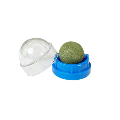 Catnip Wall Stick-on Balls Healthy & Natural Removes Hair Balls to Promote Digestion Cat Grass Snack