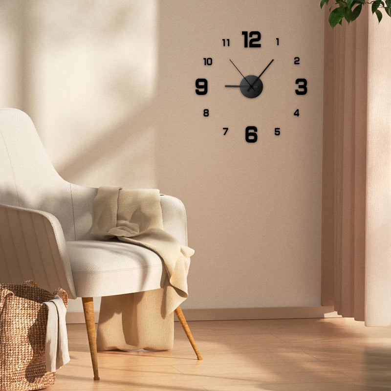 DIY Wall Clock Decal Home Decoration