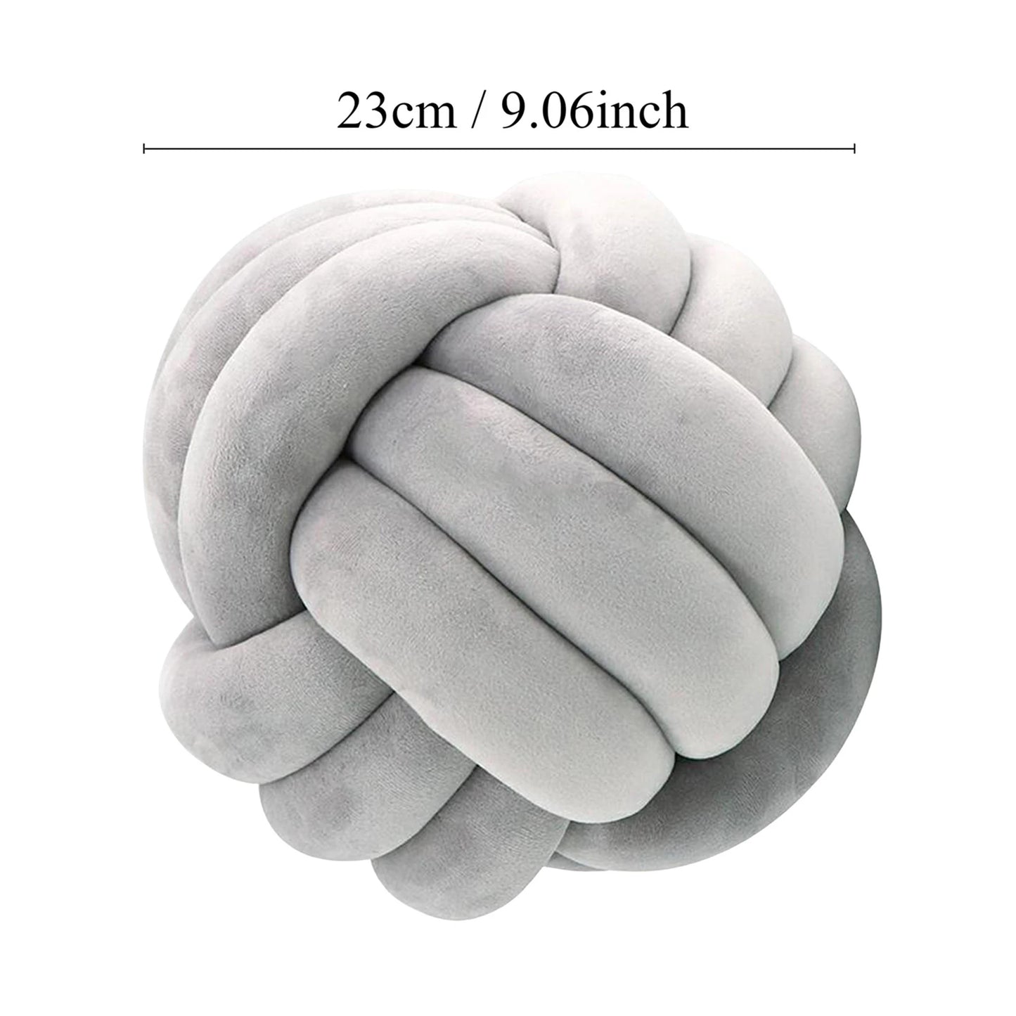 1pc Art Deco Striped Knot Pillow