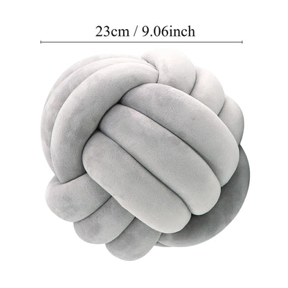 1pc Art Deco Striped Knot Pillow