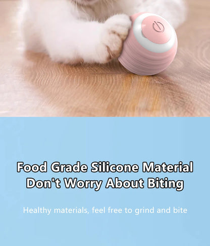 Interactive Cat Toy Indoor Automatic Rolling Ball