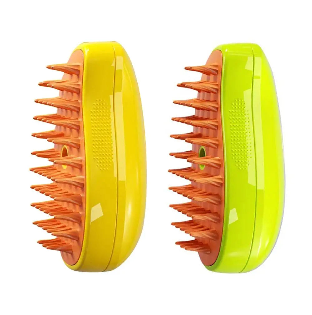 Cat Steam Brush Steam Brush for Massage & Pet Grooming 3 in 1 Electric Sprays, Massages, and Combs