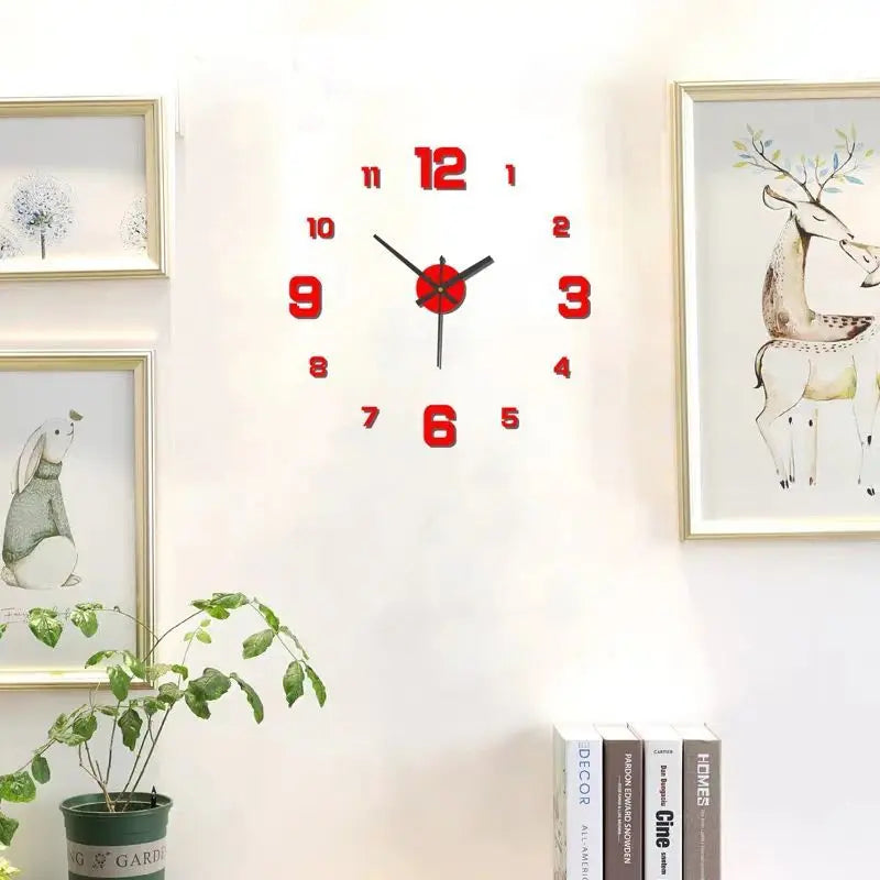 DIY Wall Clock Decal Home Decoration