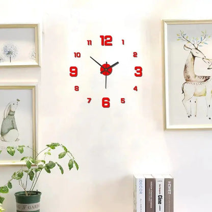 DIY Wall Clock Decal Home Decoration