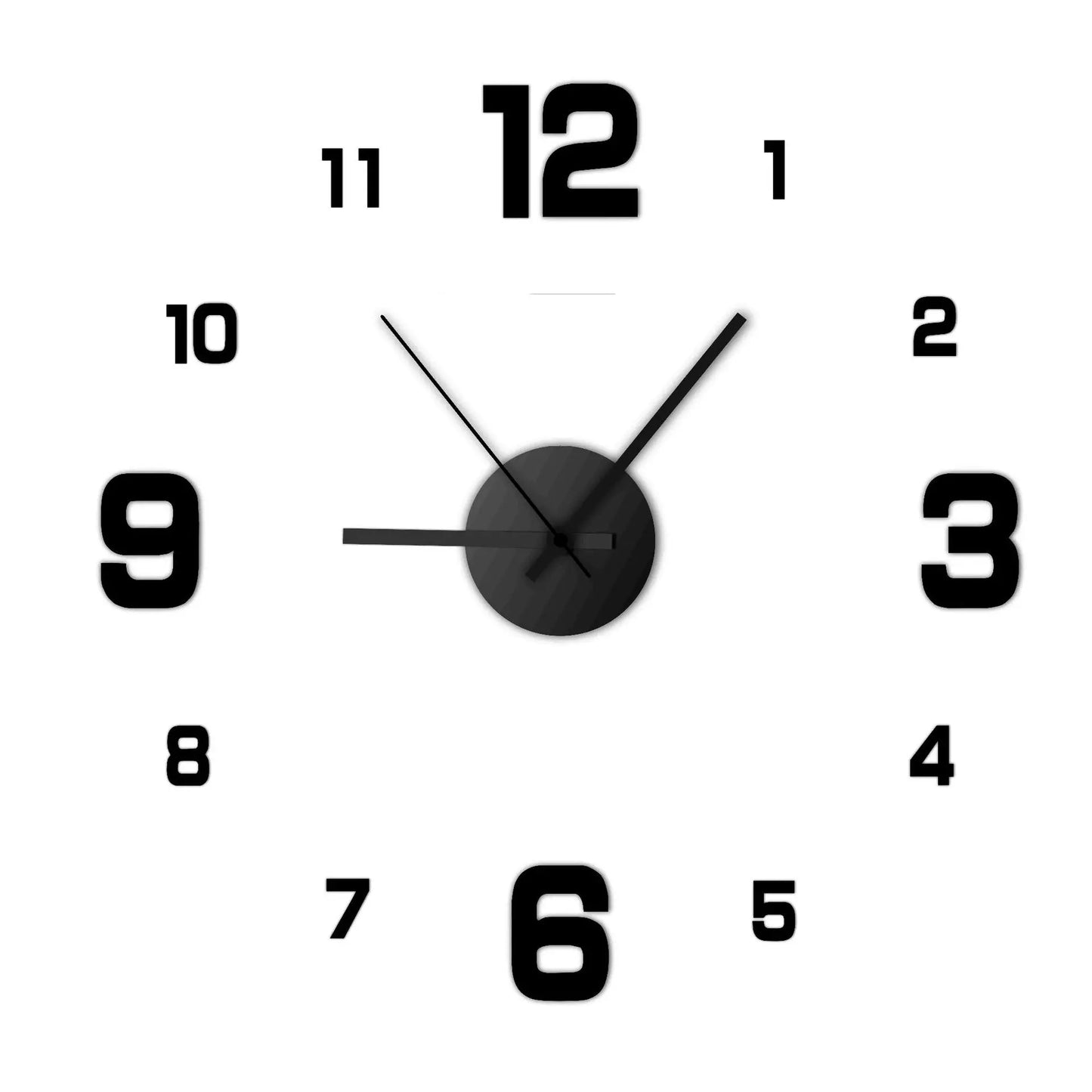 DIY Wall Clock Decal Home Decoration